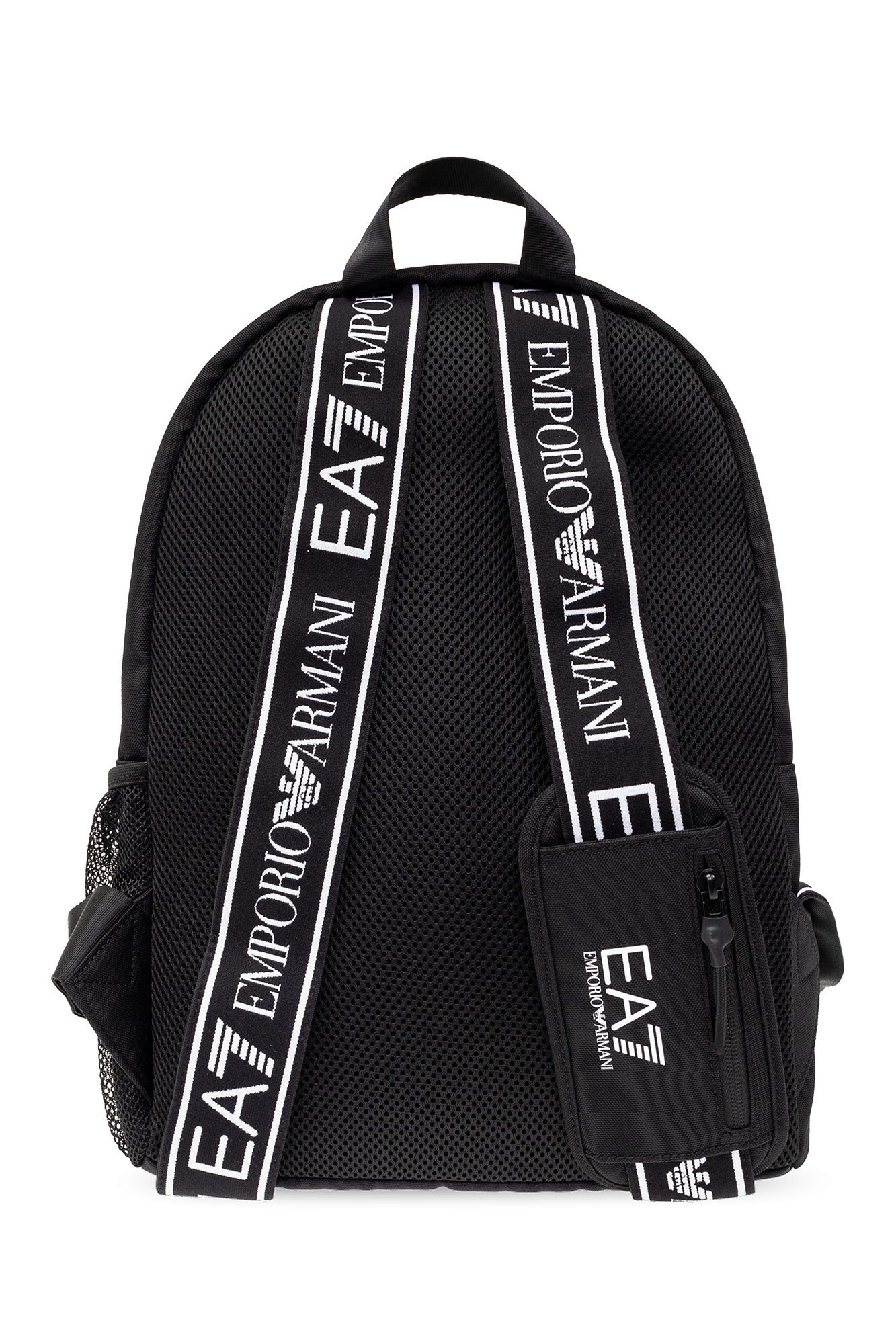 Black Backpack with logo EA7 Emporio Armani Vitkac France